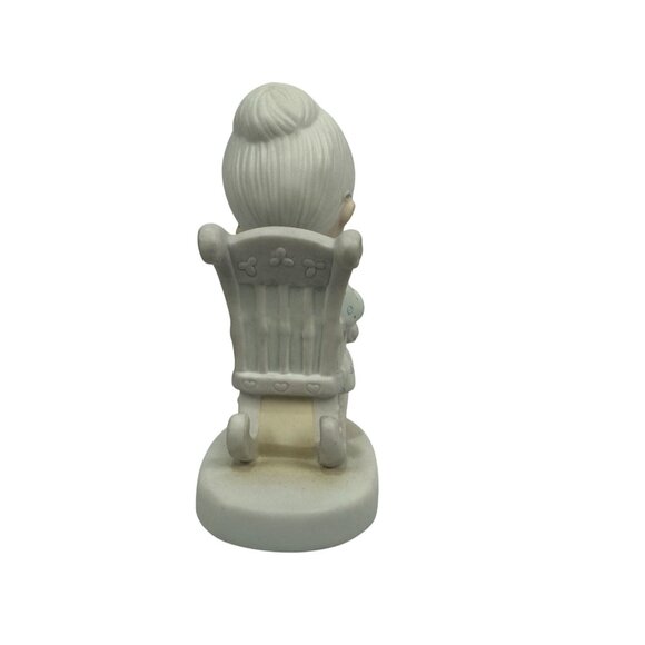 Precious Moments The Purr-Fect Grandma Figurine E-3109 1979 Grandma & Cat Theme - Picture 3 of 11